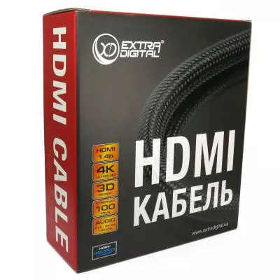Кабель мультимедийный HDMI to HDMI 10.0m EXTRADIGITAL (KBH1613), фото №3