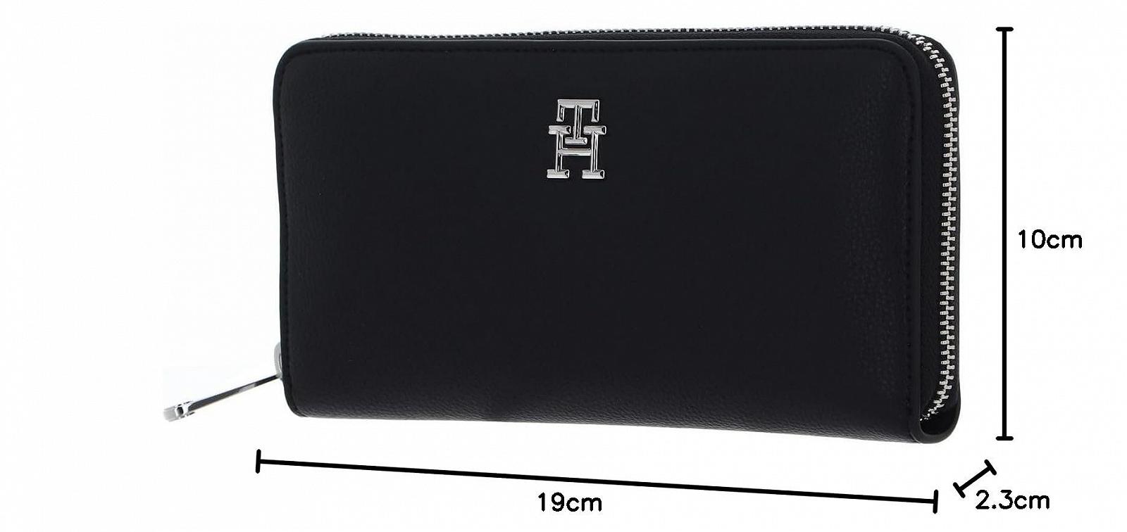 Кошелек Tommy Hilfiger Essential Large с отделением для монет, черный, One Size, черный (Black), фото №5
