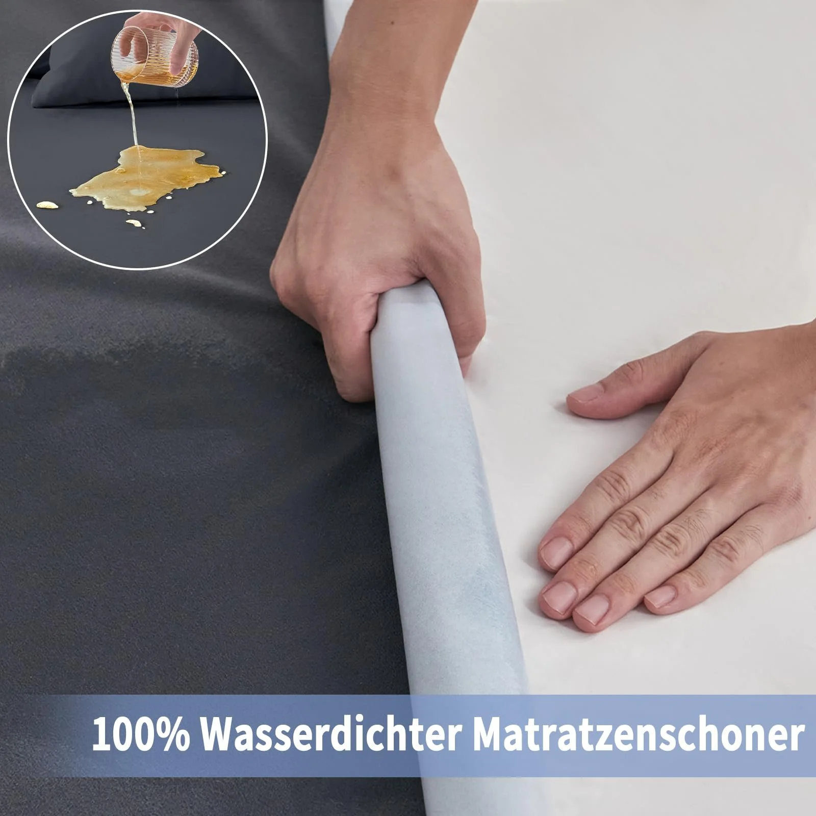 Наматрацник mafudoxi 90 x 200 см Водонепроникний, фото №3 Наматрацник mafudoxi 90 x 200 см Водонепроникний, фото №3