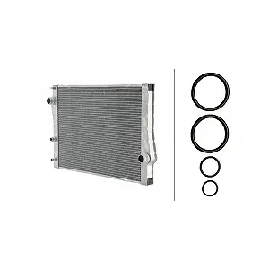 Радиатор охлаждения двигателя HELLA 8MK 366 301-781 - Фото 1