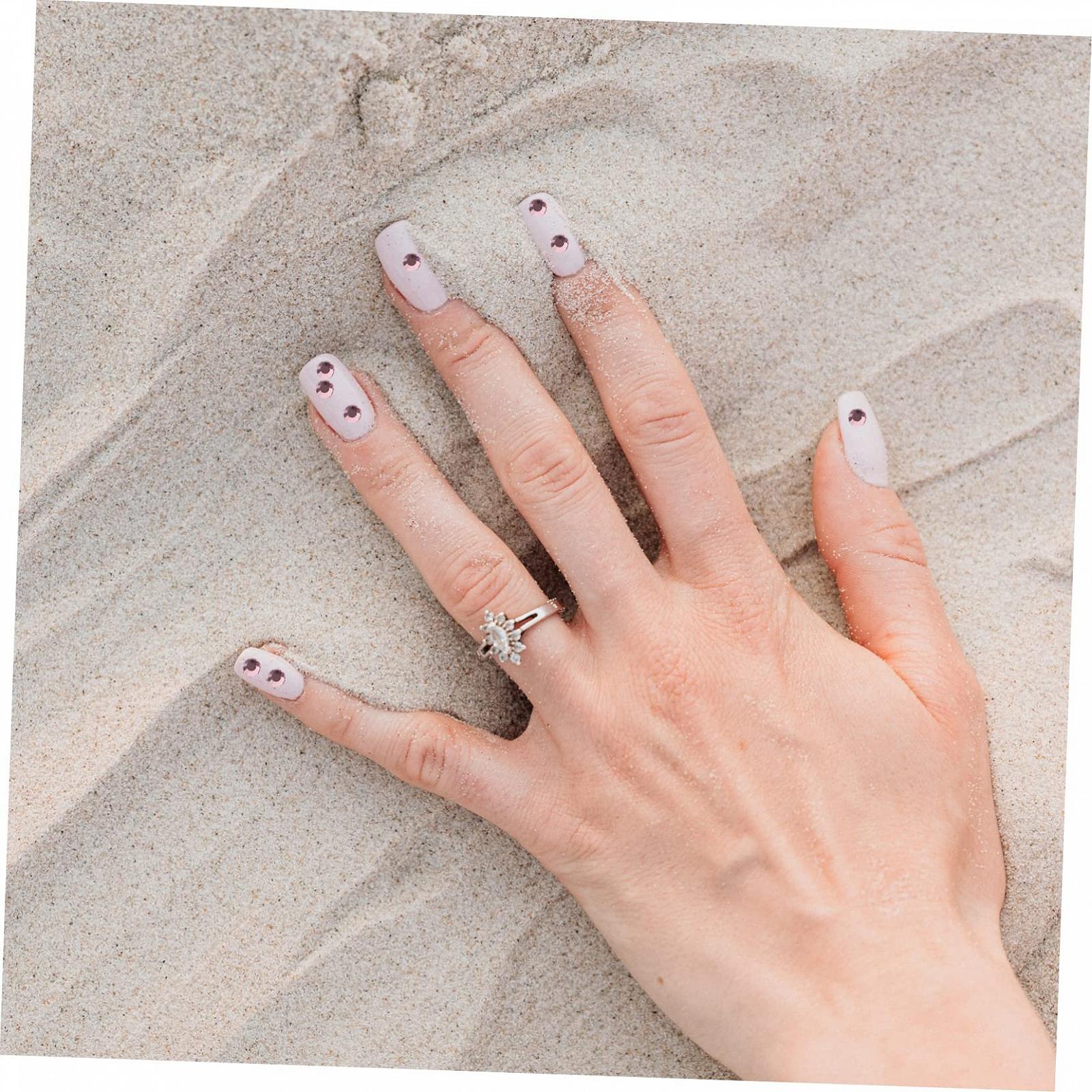 Стразы для ногтей Healvian, 5 шт, цветные, фото №6