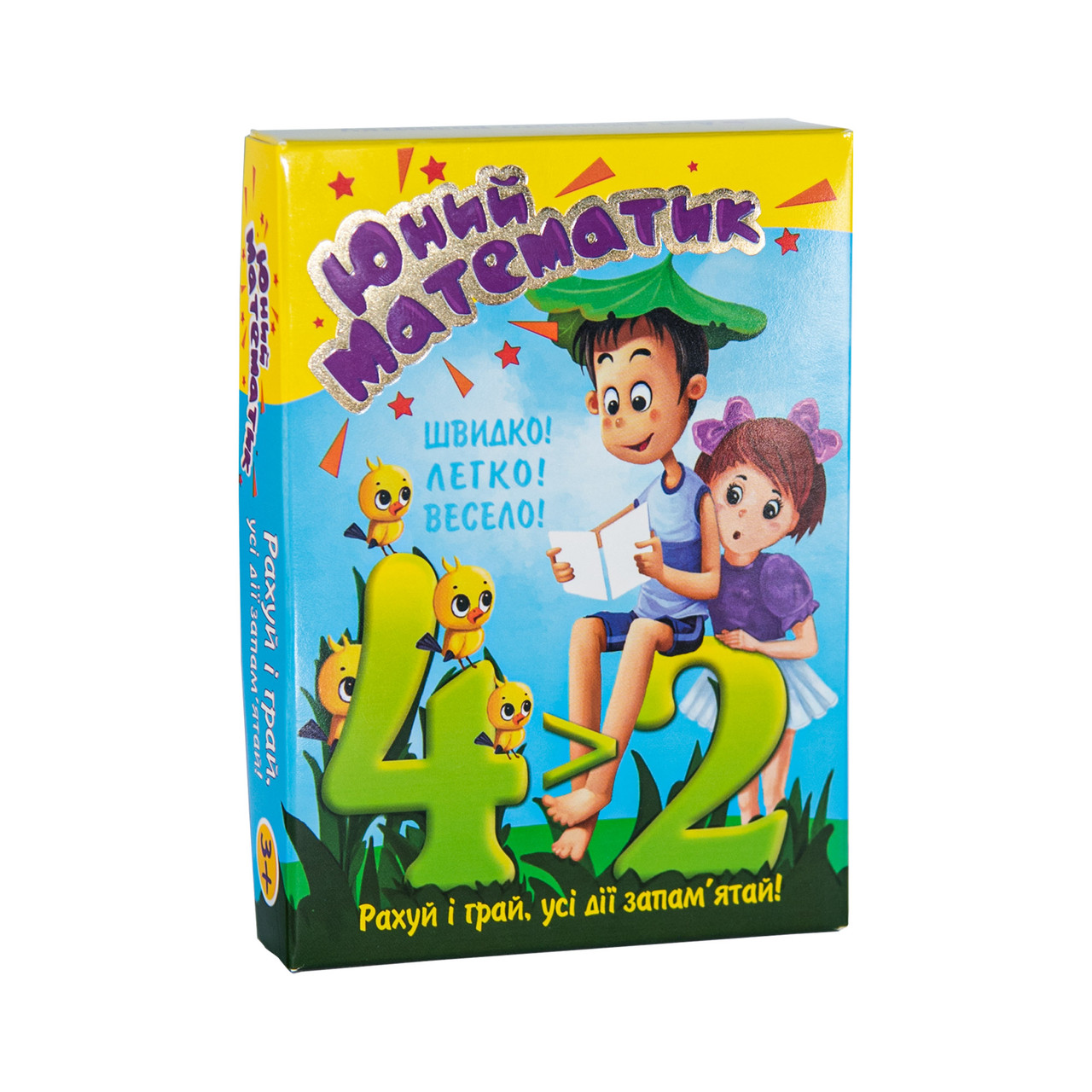 Карты Strateg Юный математик на украинском языке 30760, фото №1
