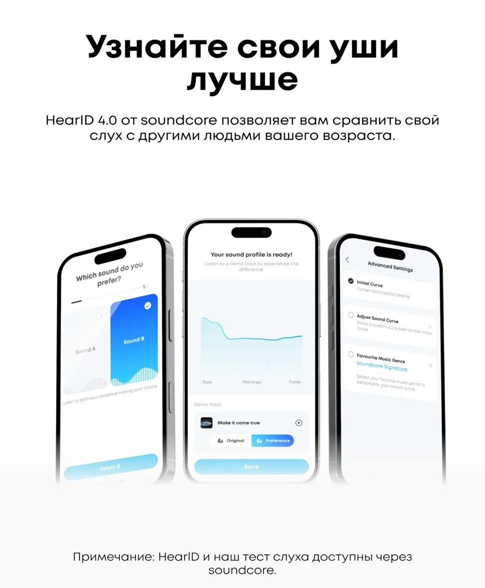 Навушники Anker Soundcore Liberty Buds Blue LDAC Hi-Res ANC AI Translation, фото №14