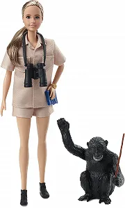 Лялька Mattel Barbie Signature Collection of Women Inspired Dr. Jane Goodall (HCB83) - Фото 1