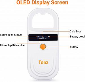 Сканер микрочипов для домашних животных Tera 180 Белый/Оранжевый цена на synthetic.ua - Фото 1 Сканер микрочипов для домашних животных Tera 180 Белый/Оранжевый synthetic.ua - Фото 1