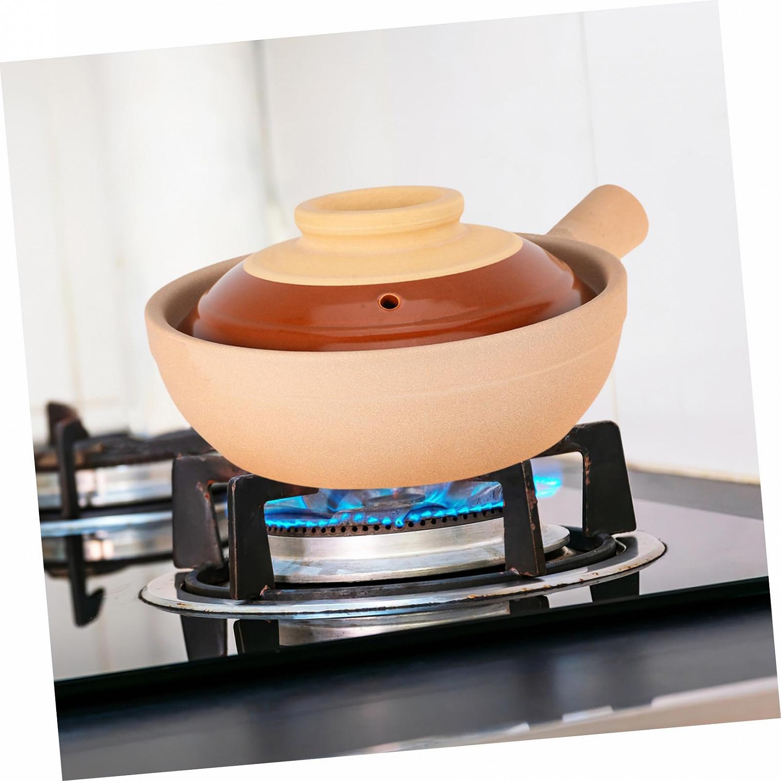 Горщик для приготування керамічний з кришкою Традиційний дизайн, фото №6 Горщик для приготування керамічний з кришкою Традиційний дизайн, фото №6