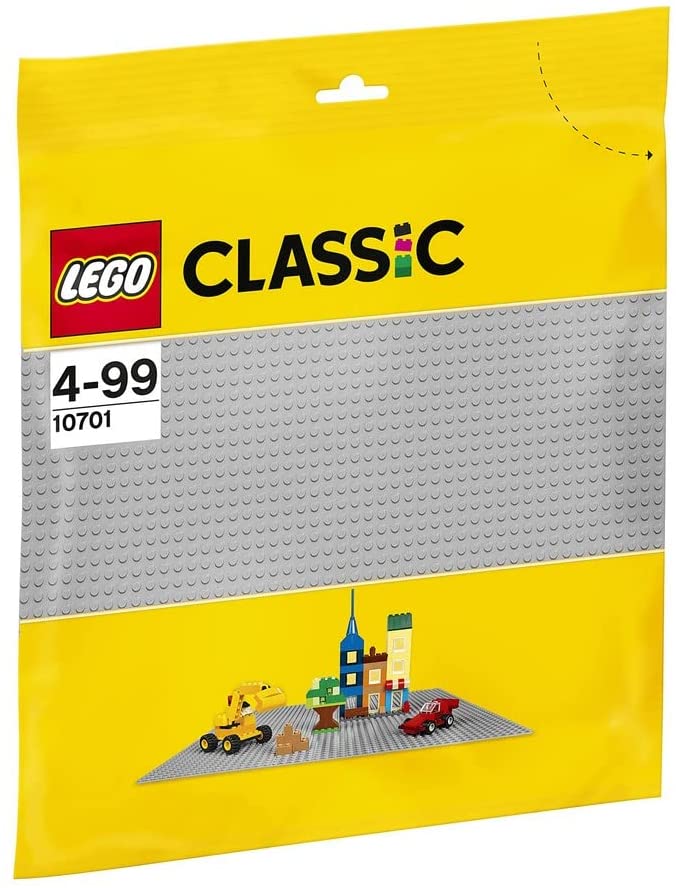 Конструктор LEGO Classic Extra Large Base Building Plate Сіра платформа, фото №1