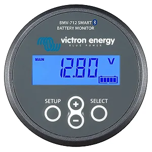 Монітор акумулятора Victron Energy BMV-712 з шунтом та дисплеєм Сірий - Фото 1