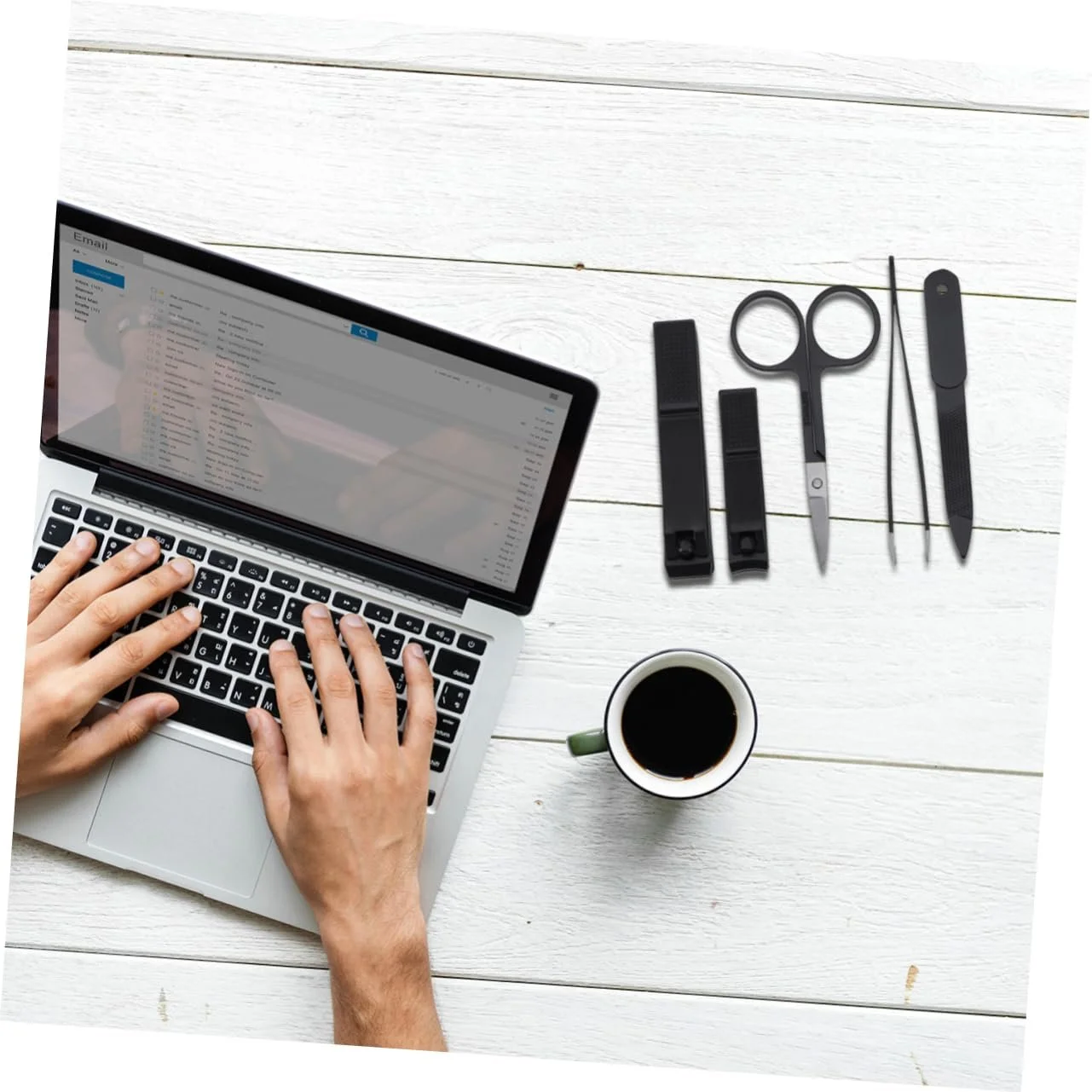 Набір манікюрний PACKOVE 5 предметів Чорний, фото №8 Набір манікюрний PACKOVE 5 предметів Чорний, фото №8