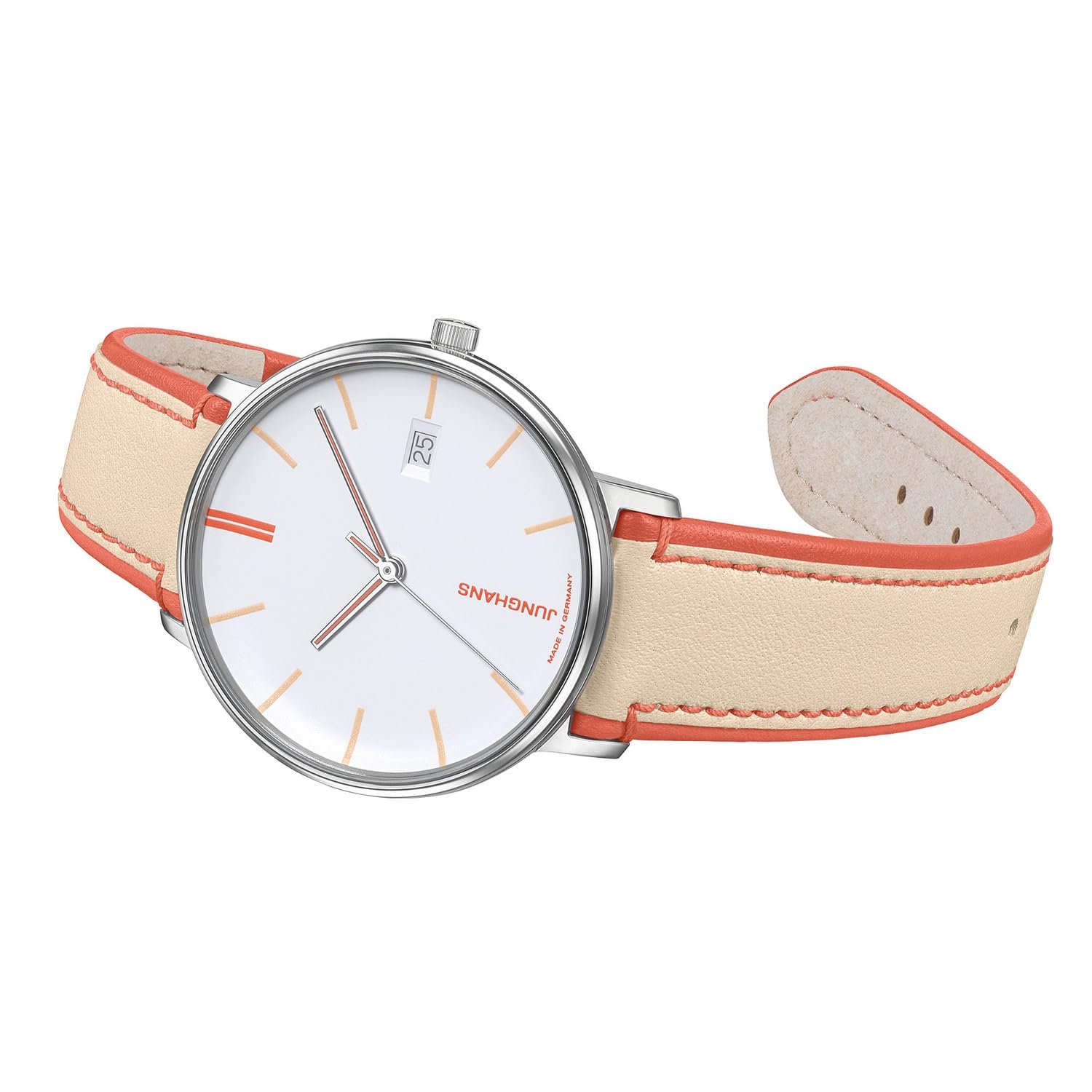 Женские Кварцевые Часы JUNGHANS Beige / Peach, серебряный, Modern 47/4458.00, фото №2 Женские Кварцевые Часы JUNGHANS Beige / Peach, серебряный, Modern 47/4458.00, фото №2
