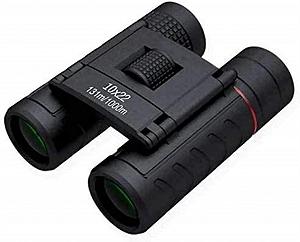 Бинокль Compact для взрослых Мощный Экран BAK4 Призма Линза Черный Водонепроницаемый - Фото 1