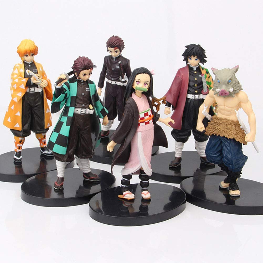 Фигурка Kanroji Mitsuri, 16 см - Модель аниме, Kimetsu No Yaiba, ПВХ статуэтка, коллекционные украшения для дома, фото №3