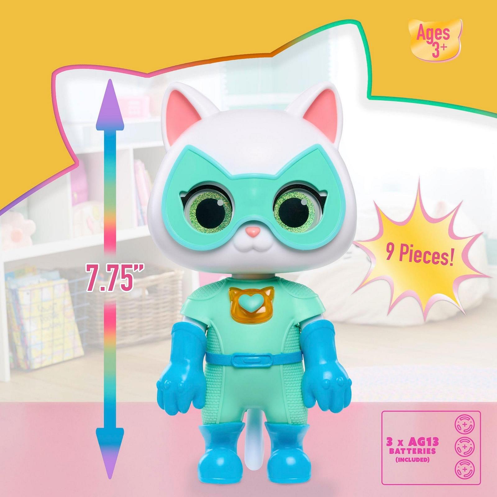 Фігурка Трансформер Just Play Disney Junior SuperKitties Bitsy, 20 см, фото №4