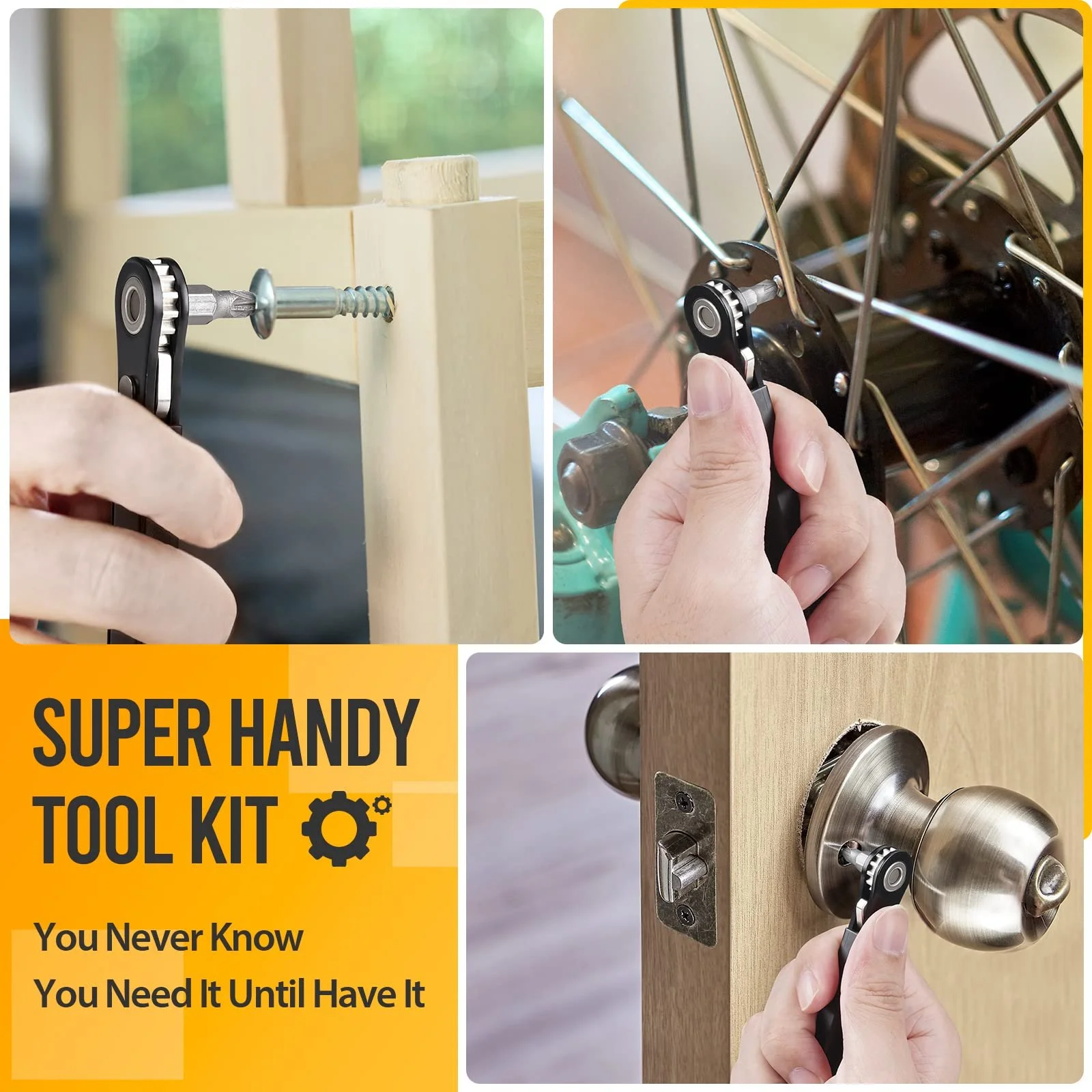 Набір викруток Mini Ratchet Tool 12 предметів, фото №5