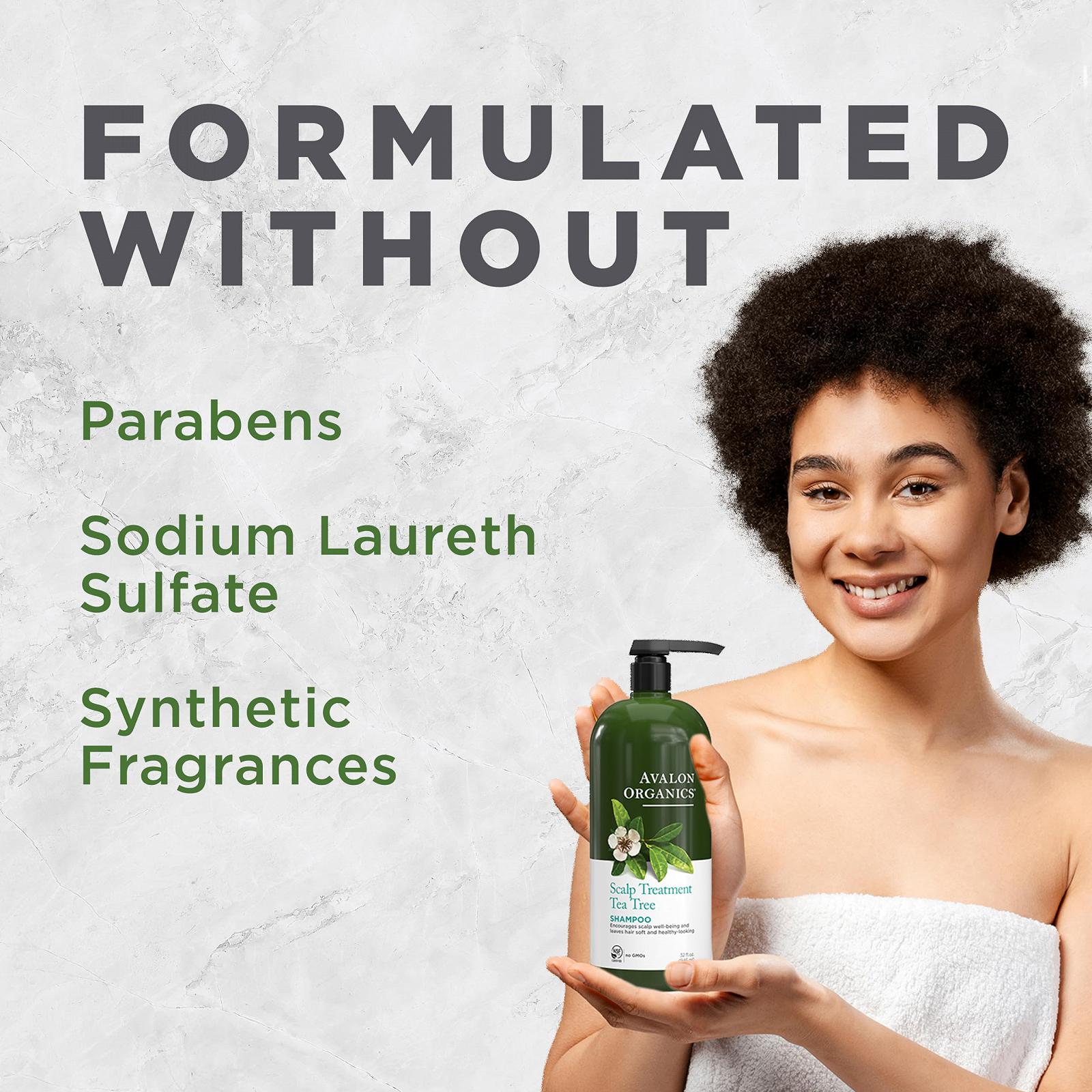 Шампунь Avalon Organics Tea Tree 325 мл (Догляд за шкірою голови), фото №4