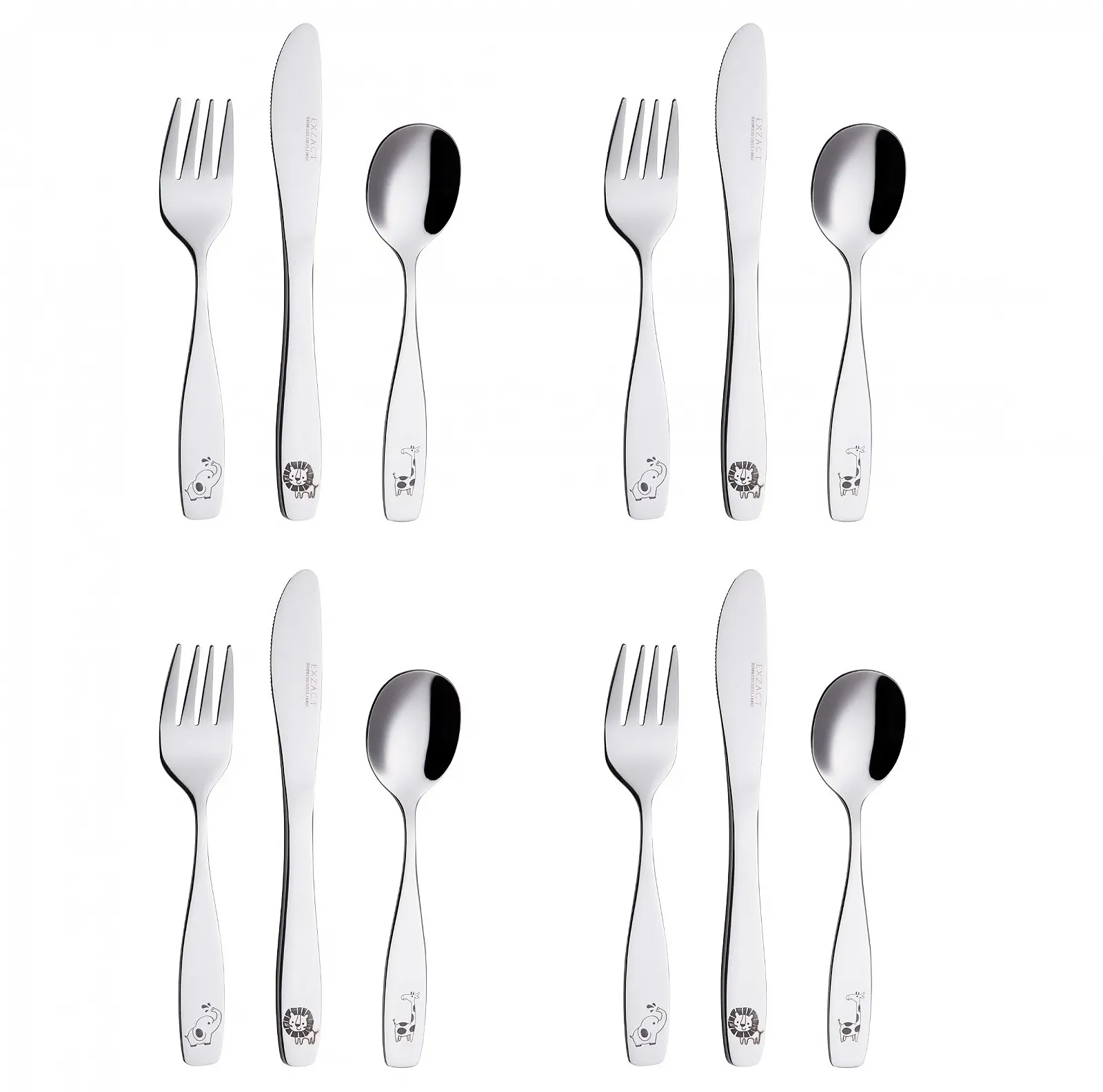 Набір Столових Приборів EXZACT 12 предметів Нержавіюча сталь 18/10, фото №1 Набір Столових Приборів EXZACT 12 предметів Нержавіюча сталь 18/10, фото №1