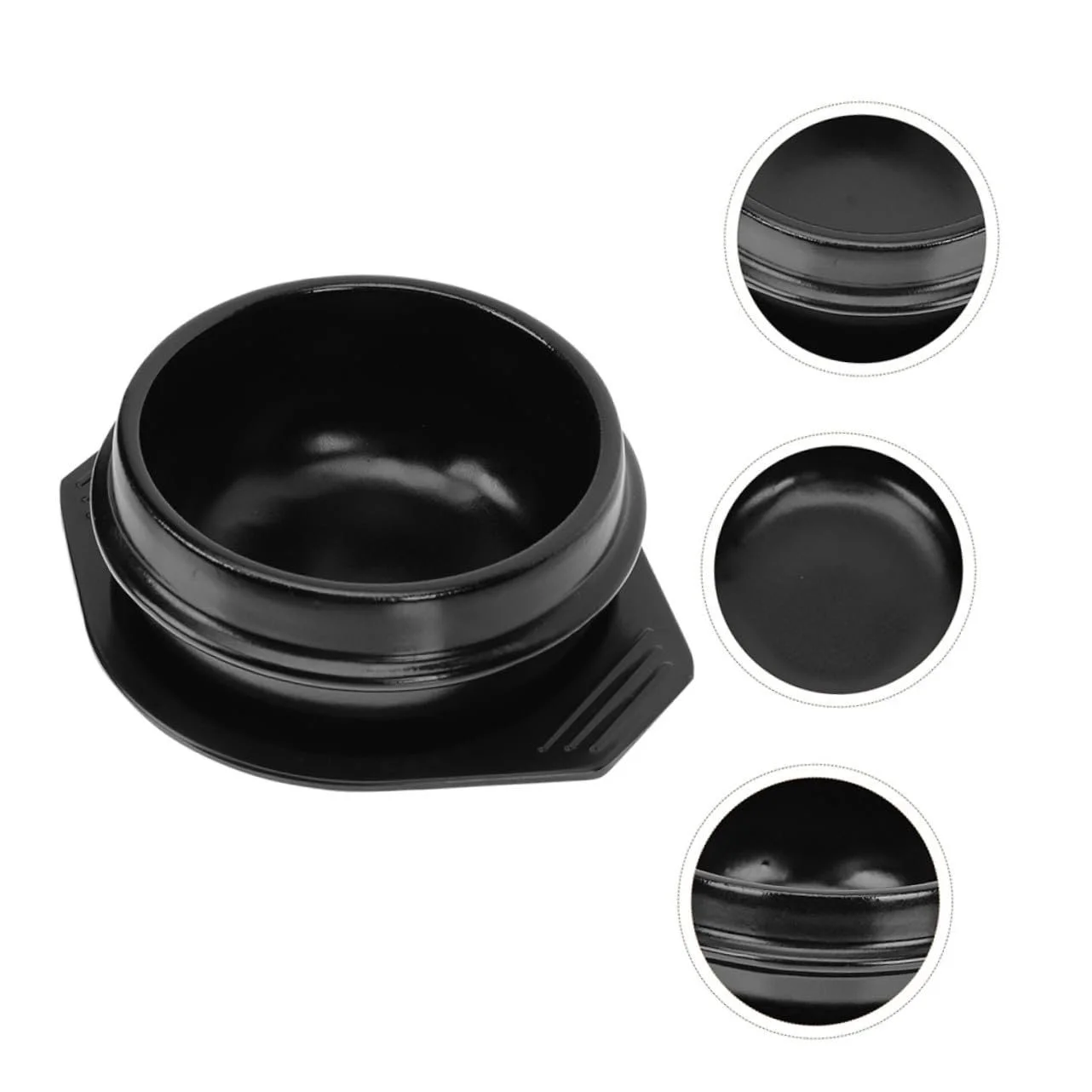 Каструля керамічна з підносом для бібімбапу та рису для газової плити, фото №5