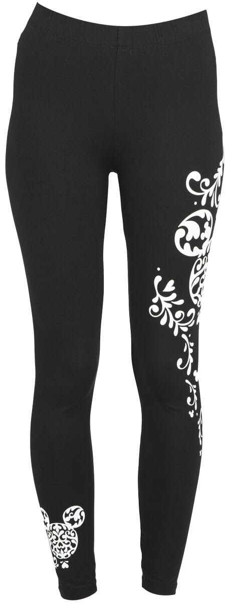 Женские леггинсы Mickey Mouse Floral Minnie Черный, фото №1