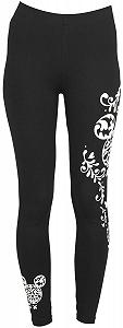 Женские леггинсы Mickey Mouse Floral Minnie Черный - Фото 1