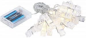 Гірлянда Lunartec LED з фото прищіпками, 20 LED, 6 м - Фото 1
