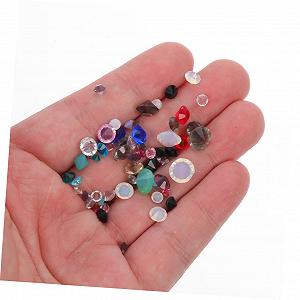 Стразы Круглые Healeved 3D Стекло synthetic.ua - Фото 1