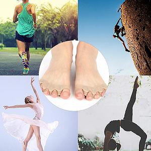 Корректор большого пальца стопы Hallux Valgus Унисекс Силиконовый разделитель для пальцев ног synthetic.ua - Фото 1