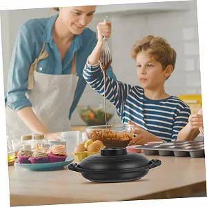 Форма для запекания керамическая антипригарная с двойной ручкой термостойкая для бибимбапа synthetic.ua - Фото 1