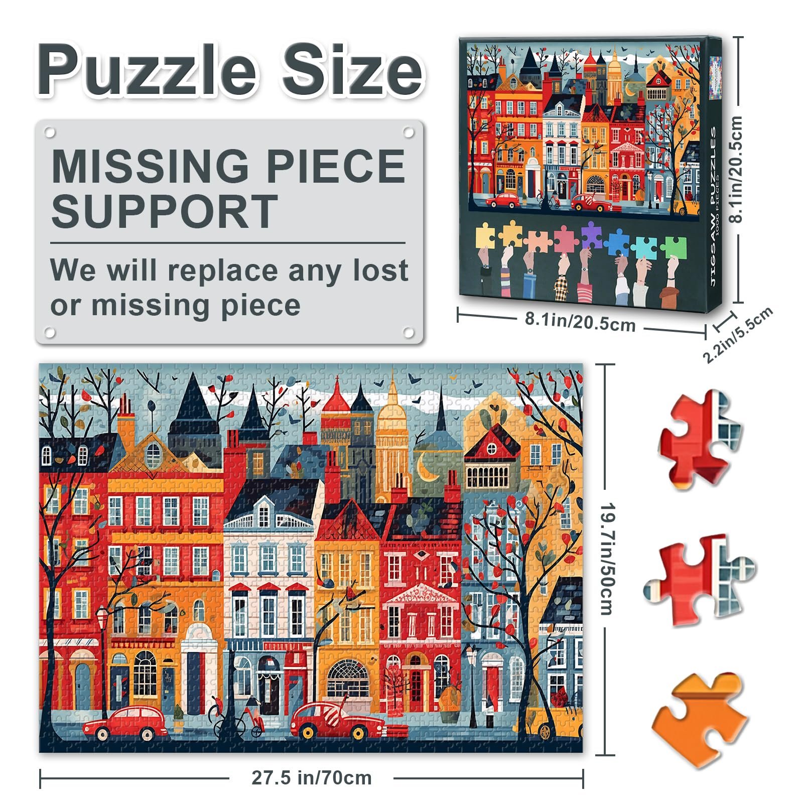 Пазл 1000 деталей Панорама Лондона 70 x 50 см, фото №3 Пазл 1000 деталей Панорама Лондона 70 x 50 см, фото №3