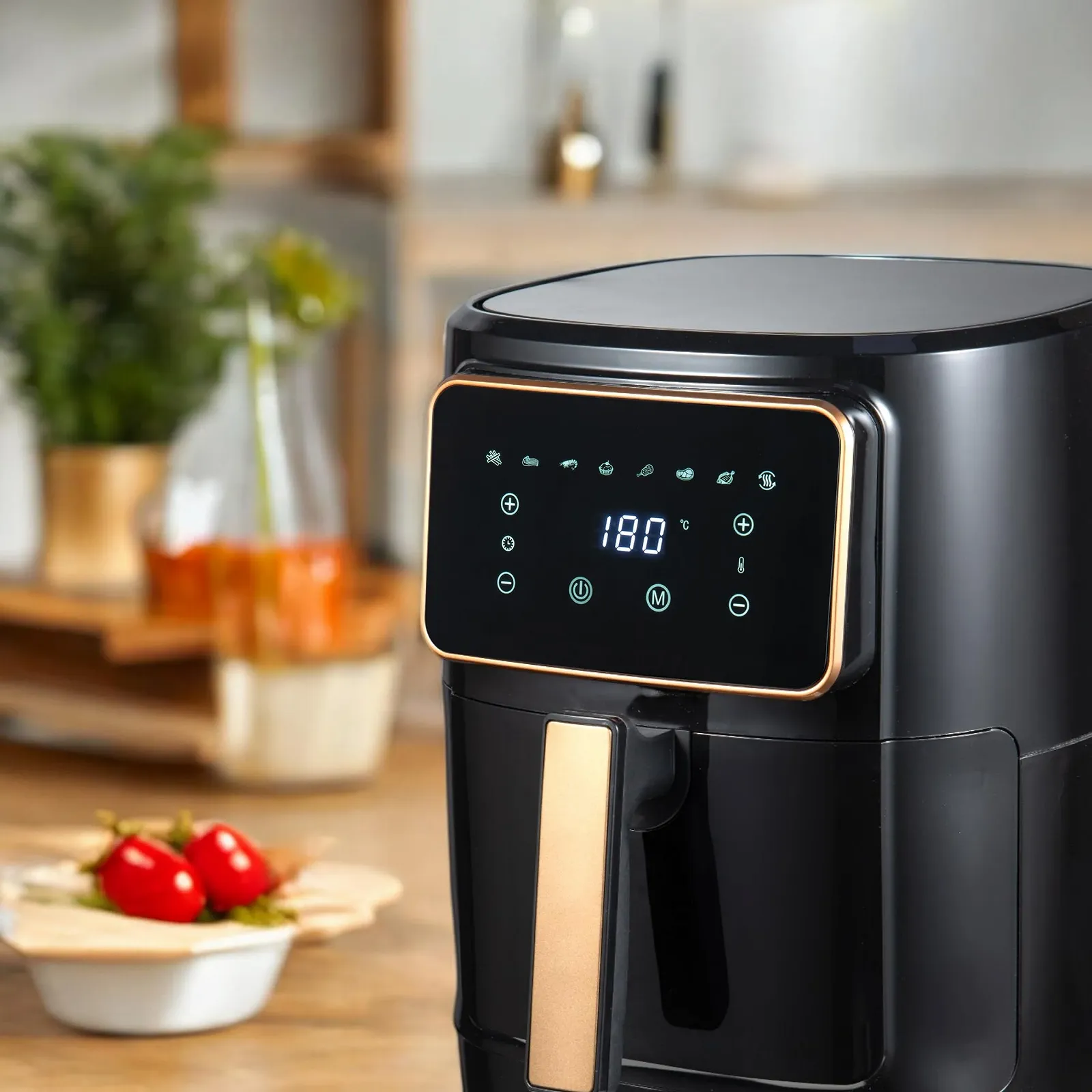 Мультипечь BERGNER Copperly PFAS-free 1800 W 6.9 L Ceramic Coating Copper, фото №5 Мультипечь BERGNER Copperly PFAS-free 1800 W 6.9 L Ceramic Coating Copper, фото №5
