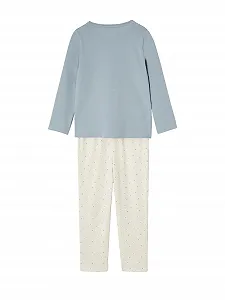Комплект дитячої піжами (2 шт.) VERTBAUDET Довга піжама для дівчинки з принтом в стилі бохо ціна на synthetic.ua - Фото 1 Комплект дитячої піжами (2 шт.) VERTBAUDET Довга піжама для дівчинки з принтом в стилі бохо synthetic.ua - Фото 1