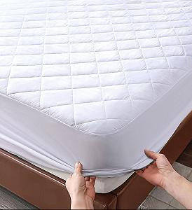 Наматрасник Bronwen Mathews стеганый Super King Size, 181 x 200 см, глубокий наматрасник до 40 см synthetic.ua - Фото 1