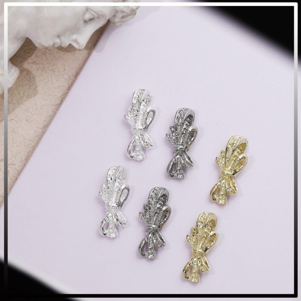 Прикраси для нігтів qbodp, 60 шт, 3 кольори, фото №3