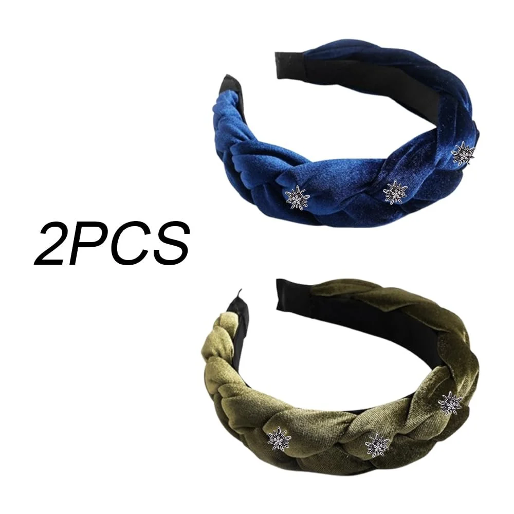 Обруч Бархатный Плетеный Вид, фото №3