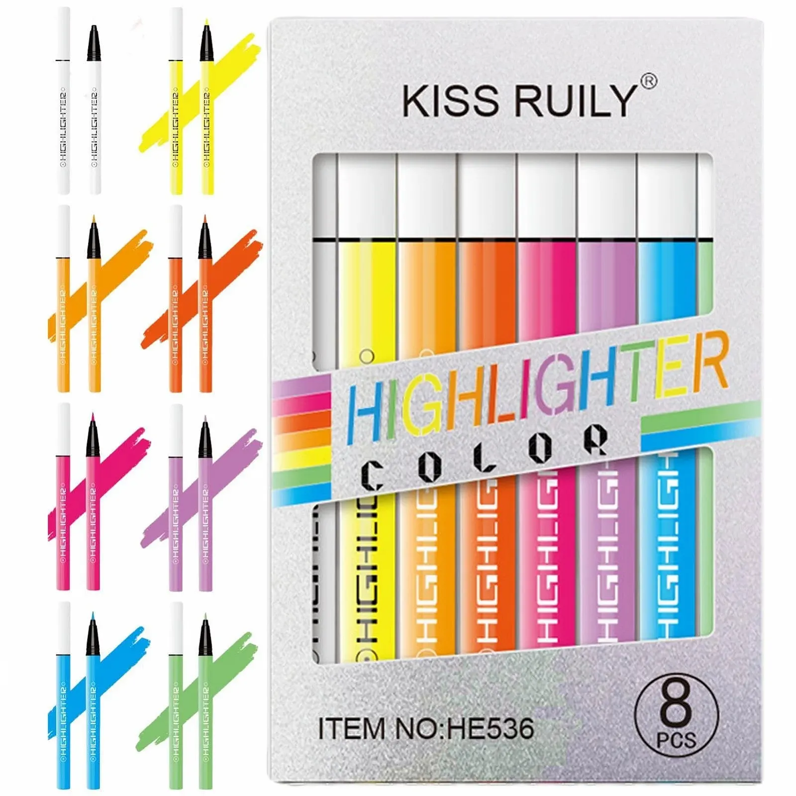 Набор подводок для глаз 8 цветов Fowybe, фото №7