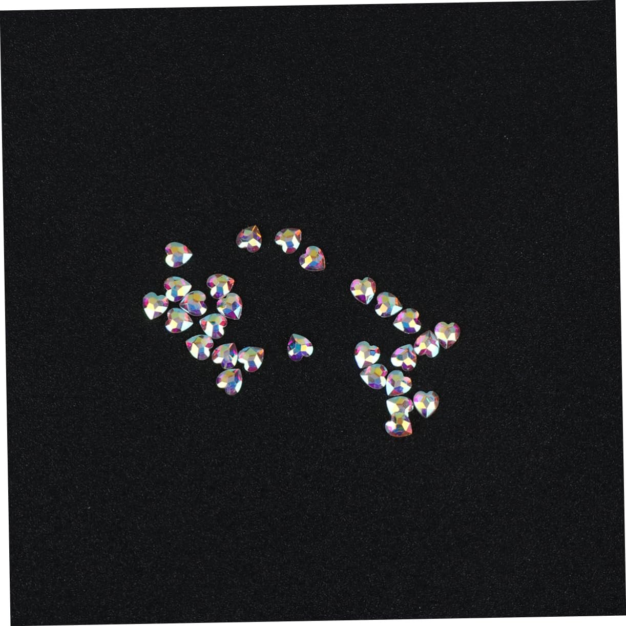 Стрази для нігтів Healeved Прикраса Серце 100 шт, фото №6