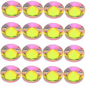 Стразы Круглые Стеклянные для декора одежды, 48st, для рукоделия - Фото 1