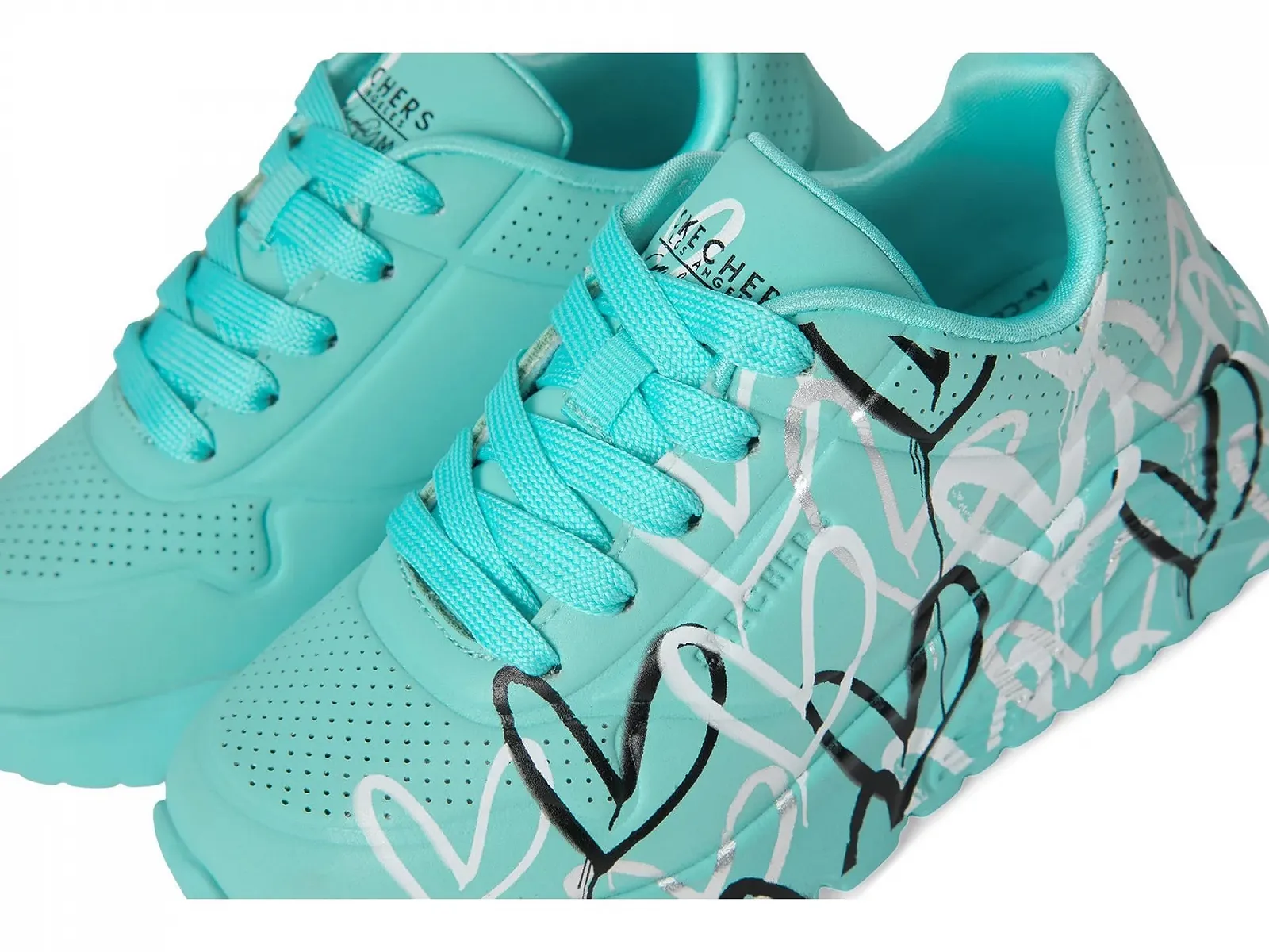 Кроссовки Skechers UNO Lite Metallic Love 314067l (Little Big Kid), фото №6