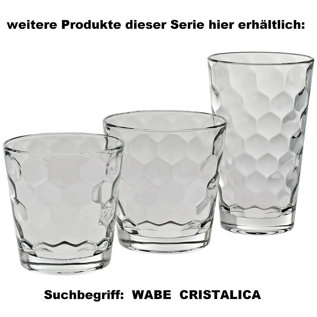 Ваза для фруктов Honeycomb D 23.5 см, высококачественное стекло, современный, вневременный стиль., фото №5