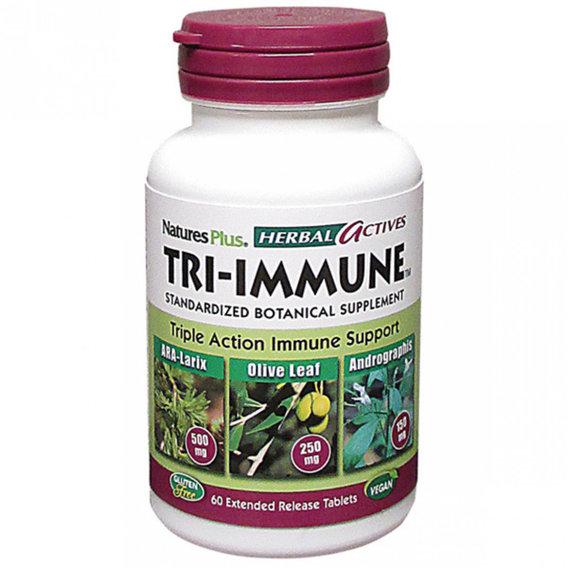 Природний додаток для імунітету Nature's Plus Tri-Immune 60 Tabs, фото №1 Природний додаток для імунітету Nature's Plus Tri-Immune 60 Tabs, фото №1