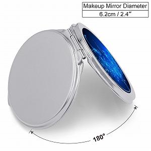 Зеркало для макияжа Music Notes UltraThin 1x/2x Синее портативное цена на synthetic.ua - Фото 1 Зеркало для макияжа Music Notes UltraThin 1x/2x Синее портативное synthetic.ua - Фото 1