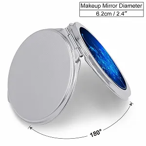 Дзеркало для макіяжу Music Notes UltraThin 1x/2x Синє портативне ціна на synthetic.ua - Фото 1 Дзеркало для макіяжу Music Notes UltraThin 1x/2x Синє портативне synthetic.ua - Фото 1