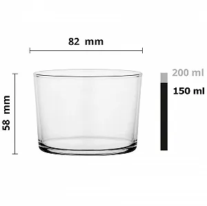 Миска KROSNO 1992 для мороженого, набор 6 шт, 150 мл, прозрачная synthetic.ua - Фото 1