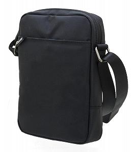 Сумка через плече Davidts S Cross Body, шкіра/нейлон, 16.5 x 21 x 4.5 см, чорний synthetic.ua - Фото 1