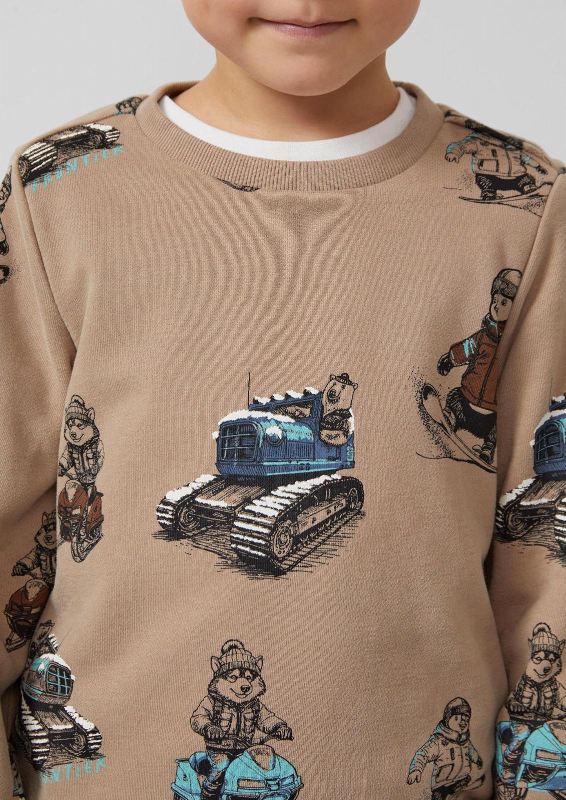 Толстовка s.Oliver Jungen Sweatshirt mit All-Over-Print (1 шт.), фото №2