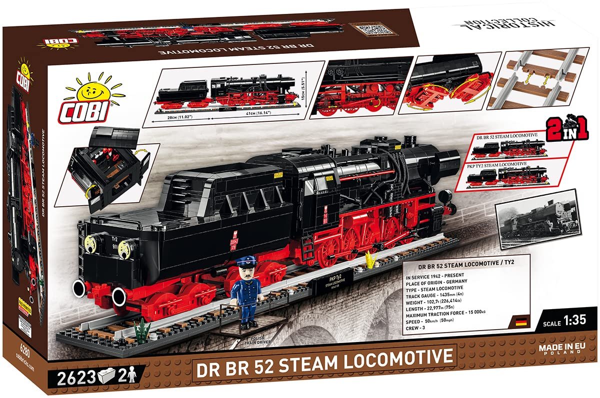 Локомотив COBI DR BR 52 Steam, фото №2