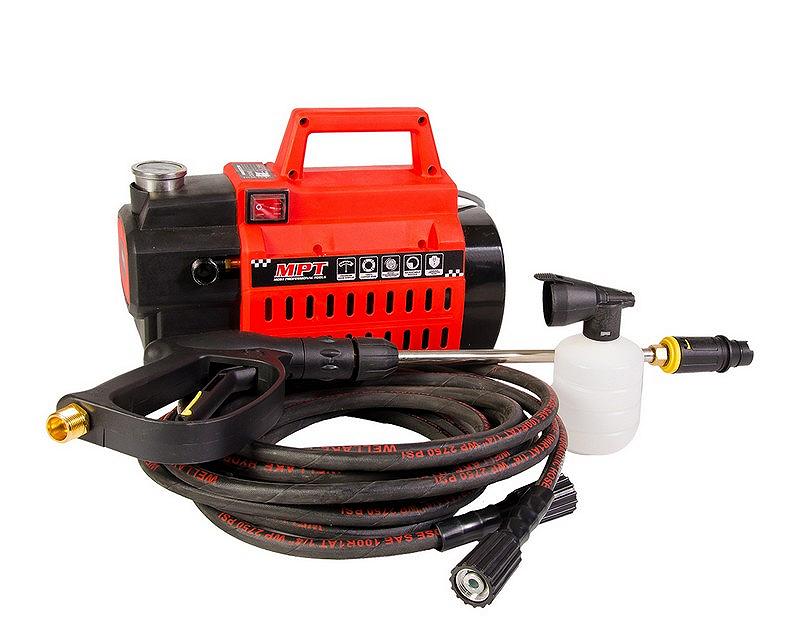 Мийка високого тиску MPT PROFI 125 Bar 1600 Вт 6.5 л/хв мідна обмотка пінна насадка MHPW1603, фото №3