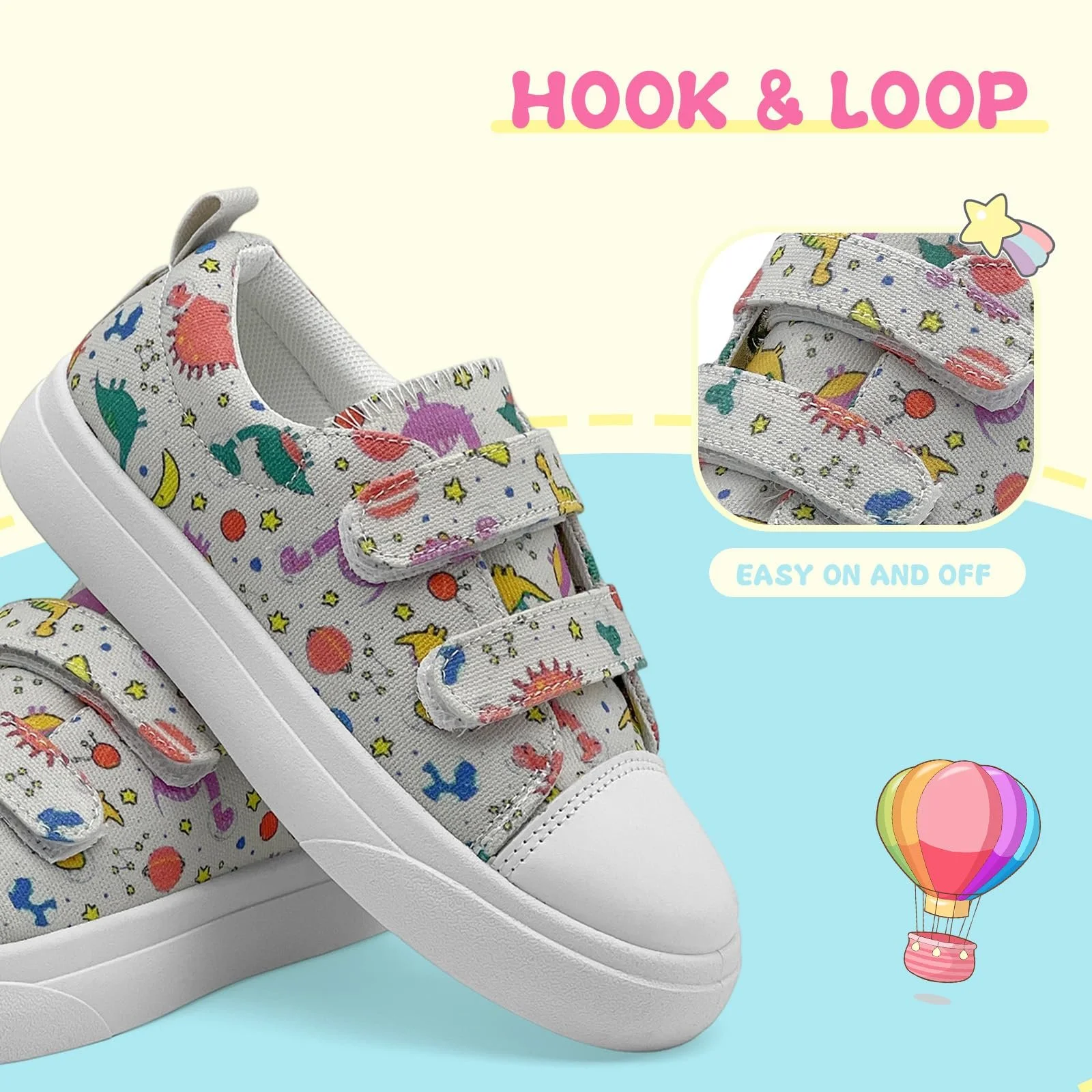 Дитячі полотняні кросівки та дівчаток, повсякденні, фото №3