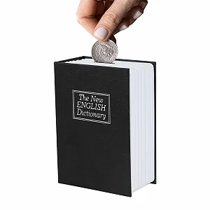 Скарбничка у формі книги з двома ключами - Фото 1