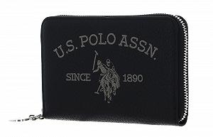 Гаманець U.S. POLO ASSN. Breezy Zip Around Black - Фото 1