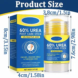 Стик-крем для ног с мочевиной 60% для потрескавшихся пяток и сухой кожи 30 г synthetic.ua - Фото 1